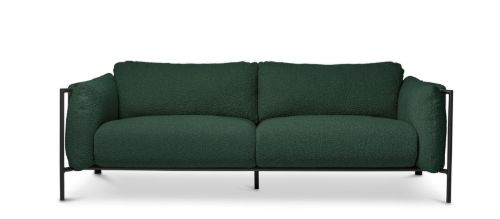 Bent Hansen Aware 3-pers. Sofa L: 227 cm - Ricco 15/Sort Stel