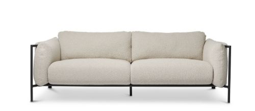 Bent Hansen Aware 3-pers. Sofa L: 227 cm - Ricco 21/Sort Stel