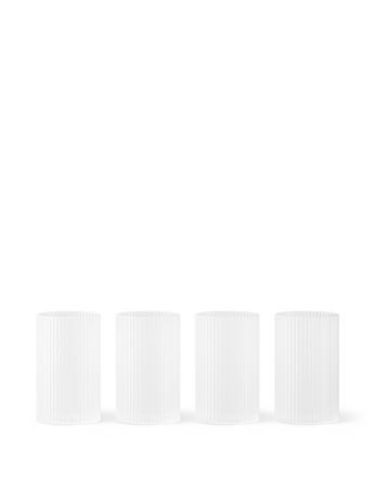 Ferm Living Ripple Verrines Glasses Set of 4 H: 9 cm - Frosted Glass