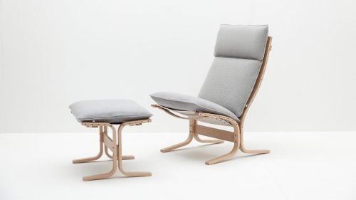 LK Hjelle Siesta Trio Fußhocker – Natur/Kiesel