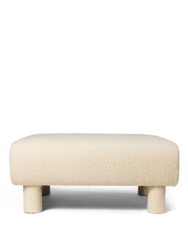 Ferm Living Dase Ottoman H: 41 cm - Nordic Bouclé/Off-White