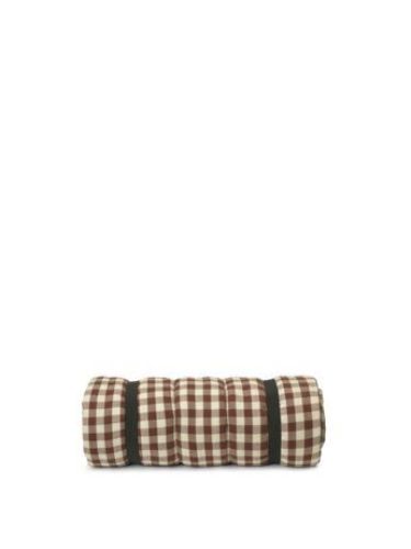 Ferm Living Bothy Check Steppmatratze L: 180 cm - Zimt/Graugrün