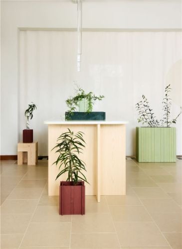 Squarely Copenhagen BloomTRAY 53x27x10 cm - Waldgrün