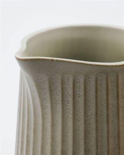 House Doctor Faltenkrug H: 21 cm - Grau/Braun