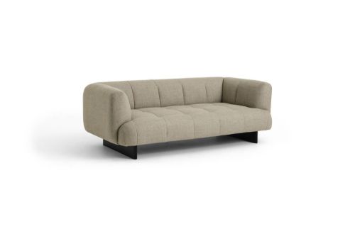 HAY Quilton Lift 2 Seater L: 214 cm - Black Lacquered Oak/Tadao 720