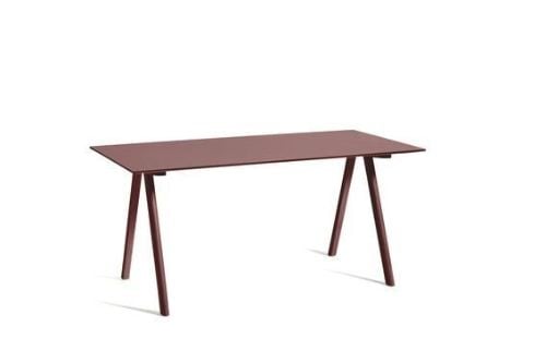 HAY CPH 10 2.0 Desk 160x80x74 cm - Bordeaux Lacquered Oak/Bordeaux