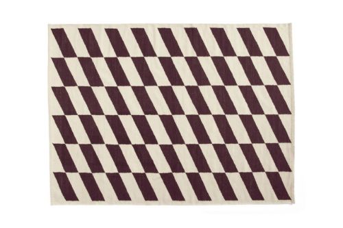 HAY Shift Kelim Rug 170x240 - Burgundy