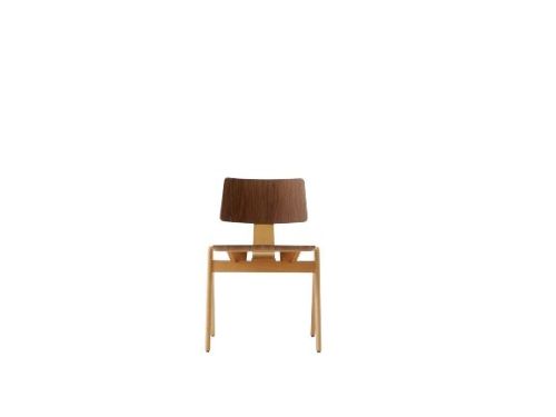 &Tradition Daystak RD1 Side Chair - Beech & Walnut