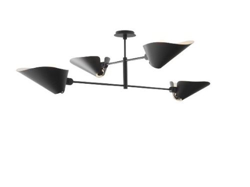 &Tradition Bonnet SC91 Chandelier H: 40 cm - Black