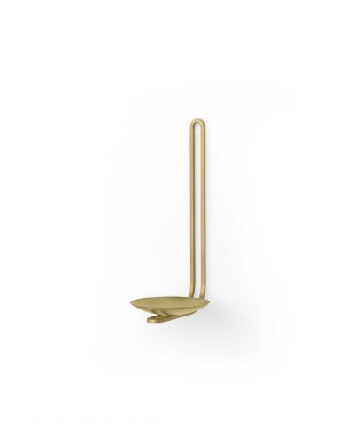 Audo Copenhagen Clip Teelichthalter Wand H: 20 cm - Messing