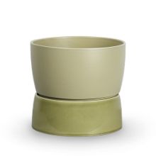 Bild von Ro Collection Two Tone Planter Floor Large Ø: 34 cm - Artischockengrün