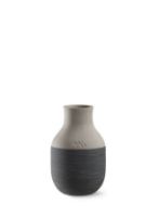Bild von Kähler Omaggio Vase H: 12,5 cm - Anthrazitgrau