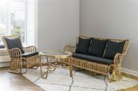 Bild von Sika-Design Charlottenborg Tisch Ø: 69 cm – Natur/Rattan