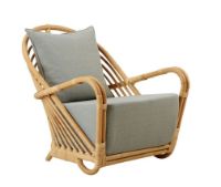 Bild von Sika-Design Charlottenborg Stuhl SH: 39 cm – Alurattan Natur/Taupe Sitz- und Rückenkissen mit Quick Dry Foam