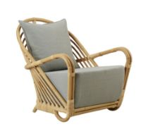 Bild von Sika-Design Charlottenborg Sessel H: 74 cm – Natürliches Rattan/Tempotest Taupe