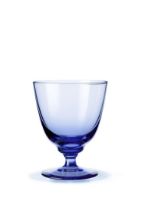 Bild von Holmegaard Flow Glass On Foot 35 cl – Dunkelblau