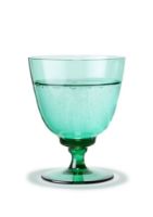 Bild von Holmegaard Flow Glass On Foot 35 cl – Smaragdgrün
