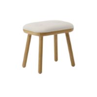 Bild von Umage Paff Hocker hoch H: 46,5 cm - Eiche/White Sands