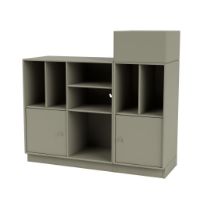 Bild von Montana QS Selection Spin III Rack für Vinyls mit Sockel 105 x 96,6 x 38 cm – 144 Fenchel