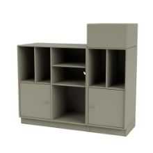 Bild von Montana QS Selection Spin III Rack für Vinyls mit Sockel 105 x 96,6 x 38 cm – 144 Fenchel