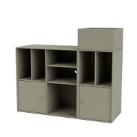 Bild von Montana QS Selection Spin III Rack für Vinyls mit Aufhängungshalterung 105 x 89,6 x 38 cm – 144 Fenchel