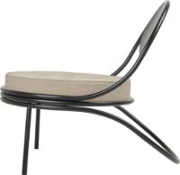 Bild von GUBI Copacabana Outdoor Loungesessel - Schwarz Seidenmatt/Standard Lorkey Limonta