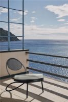 Bild von GUBI Copacabana Outdoor Loungesessel - Schwarz Seidenmatt/Standard Lorkey Limonta