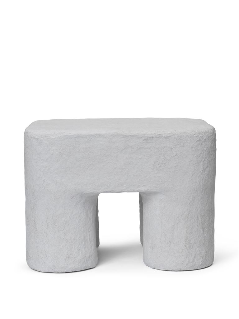 Bild von Ferm Living Podo Hocker H: 25 cm - Weiß