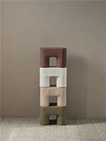 Bild von Ferm Living Podo Hocker H: 25 cm - Khaki