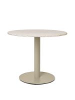 Bild von Ferm Living Mineral Esstisch Ø: 90 cm - Bianco Curia/Cashmere