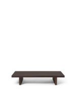 Bild von Ferm Living Kona Niedriger Tisch 14x78 cm - Dunkel gebeizte Eiche