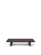 Bild von Ferm Living Kona Niedriger Tisch 14x78 cm - Dunkel gebeizte Eiche