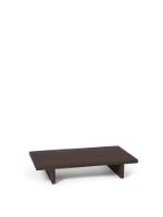 Bild von Ferm Living Kona Niedriger Tisch 14x78 cm - Dunkel gebeizte Eiche