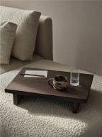 Bild von Ferm Living Kona Niedriger Tisch 14x78 cm - Dunkel gebeizte Eiche