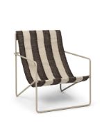 Bild von Ferm Living Desert Loungesessel 63x77,5 cm - Kaschmir/Off-White/Schokolade