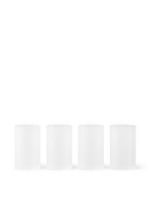 Bild von Ferm Living Ripple Verrines Gläser 4er Set H: 9 cm - Milchglas