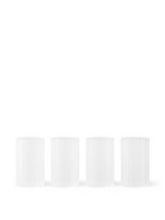 Bild von Ferm Living Ripple Verrines Gläser 4er Set H: 9 cm - Milchglas