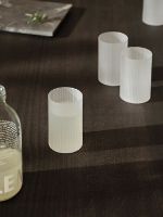 Bild von Ferm Living Ripple Verrines Gläser 4er Set H: 9 cm - Milchglas