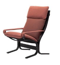 Bild von LK Hjelle Siesta Trio Sessel hoch mit Armlehne – Schwarz/Trio Rust