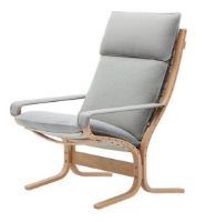 Bild von LK Hjelle Siesta Trio Sessel hoch mit Armlehne – Natur/Trio Pebble