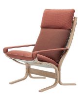 Bild von LK Hjelle Siesta Trio Sessel hoch mit Armlehne – Natur/Trio Rost