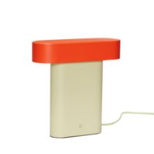 Bild von Hübsch Sleek Tischlampe H: 25 cm - Grün/Rot