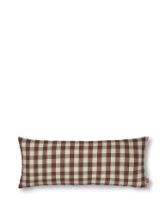 Bild von Ferm Living Bothy Check Kissen 32x72 cm - Zimt/Graugrün