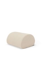 Bild von Ferm Living Rouli Pouf 38x67 cm - Reines Bouclé/Gebrochenes Weiß