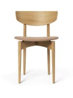 Bild von Ferm Living Herman Esszimmerstuhl Gepolsterter Sitz H: 75,5 cm - Eiche/Hellbraun Tonus