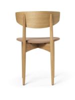 Bild von Ferm Living Herman Esszimmerstuhl Gepolsterter Sitz H: 75,5 cm - Eiche/Hellbraun Tonus