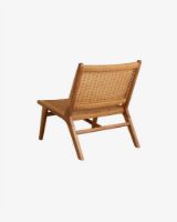 Bild von Nordal Club Lounge Chair mit Korbgeflecht – Natur