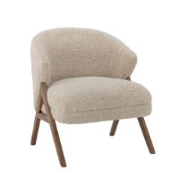 Bild von Bloomingville Camino Lounge Chair – Natur/Gummiholz