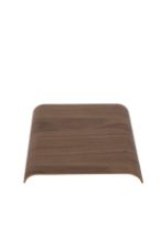 Bild von AYTM CURVA Holztablett/Topplatte 33 x 32,4 cm – Walnuss VORBESTELLUNG: September 2024