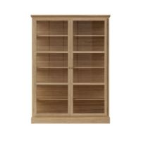 Bild von Lindebjerg Design Helle Eiche N2 Vitrine 151x208,5 cm - Helle Eiche